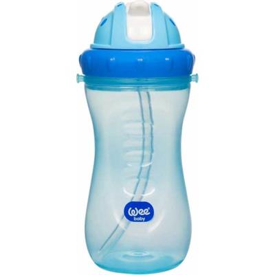 Wee Baby Renkli Pipetli Alıştırma Bardağı 350 ml - 6 Aydan İtibaren, BPA İçermeyen, Sızdırmaz ve Kolay Temizlenebilir Tasarım