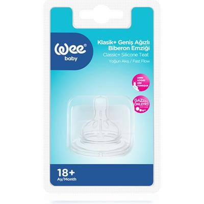Wee Baby Silikon Biberon Emziği Yoğun Akış No:3 18+ Ay