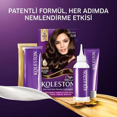 Wella Koleston Kit Saç Boyası 3/0 Koyu Kahve