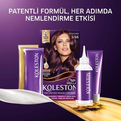 Wella Koleston Kit Saç Boyası 3/66 Patlıcan Moru