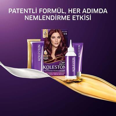 Wella Koleston Kit Saç Boyası 4/6 Kızıl Viyole