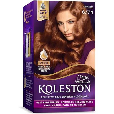 Wella Koleston Kit Saç Boyası 6/74 Koyu Amber Kumral