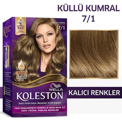 Wella Koleston Kit Saç Boyası 7/1 Küllü Kumral