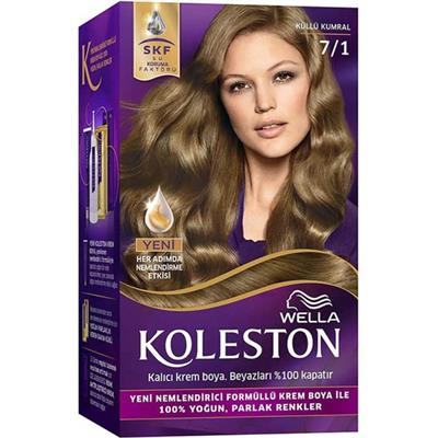 Wella Koleston Kit Saç Boyası 7/1 Küllü Kumral