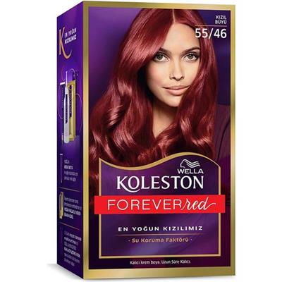 Wella Koleston Kızıl Büyü 55/46 Saç Boyası Seti – Özel Kızıllar Serisi, Canlı ve Kalıcı Renk, Bitkisel Yağlı, Amonyaksız