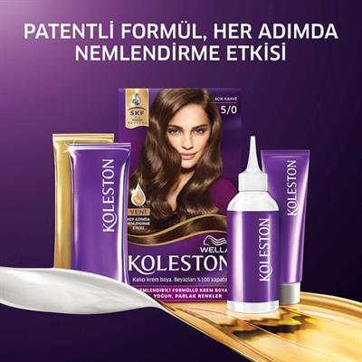 Wella Koleston Krem Saç Boyası Açık Kahve 5/0 Yoğun Nemlendirici Etkiyle Kalıcı Renkler