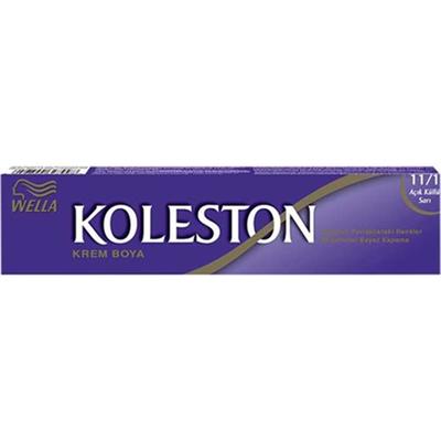 Wella Koleston Krem Saç Boyası - Açık Küllü Sarı 11/1, Kalıcı Renk ve Mükemmel Beyaz Kapatma Özelliği