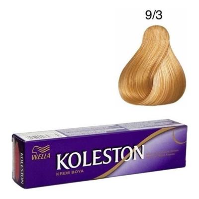 Wella Koleston Krem Saç Boyası - Altın Sarısı 9/3, Amonyak İçeren, Kalıcı Renk ve Beyaz Kapatma Özelliği