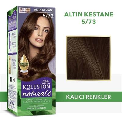 Wella Koleston Naturals Altın Kestane Saç Boyası – Amonyaklı, Kalıcı Renk ve Bitkisel Yağ Kompleksi ile Canlı Görünüm