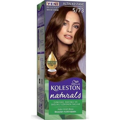 Wella Koleston Naturals Altın Kestane Saç Boyası – Amonyaklı, Kalıcı Renk ve Bitkisel Yağ Kompleksi ile Canlı Görünüm