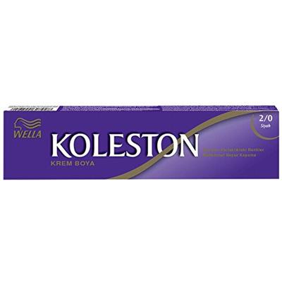 Wella Koleston Siyah Saç Boyası 50 ml Saç Bakım Kompleksi ile Kalıcı ve Parlak Renk