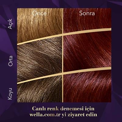 Wella Koleston Supreme Kit  44/46 Koyu Ateşli Kızıl