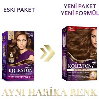 Wella Koleston Supreme Kit 5/37 Kışkırtıcı Kahve