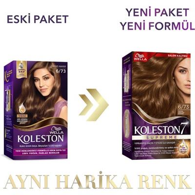 Wella Koleston Supreme Kit 6/73 Toffee Çikolata Kahvesi