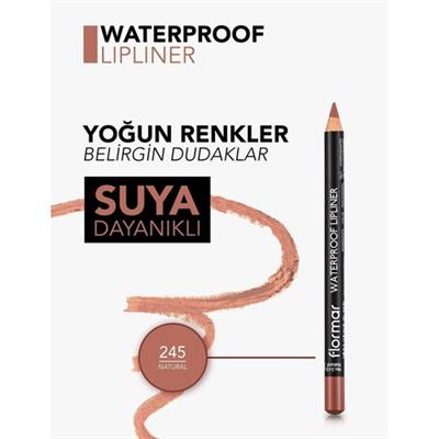 Yoğun Renk Veren Suya Dayanıklı Mat Dudak Kalemi (245 Natural) 8690604567607