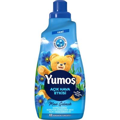 Yumoş Açık Hava Etkisi Mavi Gelincik Konsantre Yumuşatıcı 1440 ml