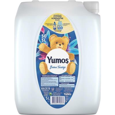 Yumoş Çamaşır Yumuşatıcısı Bahar Tazeliği 5 Lt