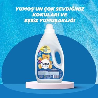Yumoş Çamaşır Yumuşatıcısı Bahar Tazeliği 3 Lt