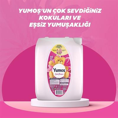 Yumoş Çamaşır Yumuşatıcısı Çiçek Bahçesi 5 Lt