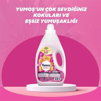 Yumoş Çamaşır Yumuşatıcısı Çiçek Bahçesi 3 Lt