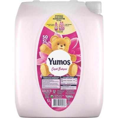 Yumoş Çamaşır Yumuşatıcısı Çiçek Bahçesi 5 Lt