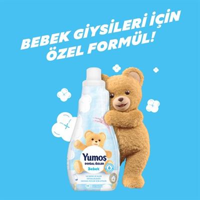 Yumoş Doğal Özler Konsantre Çamaşır Yumuşatıcısı Bebek 1200 ML 50 Yıkama 1 Adet