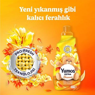 Yumoş Extra Konsantre Çamaşır Yumuşatıcı Hanımeli 1440 ml 60 Yıkama