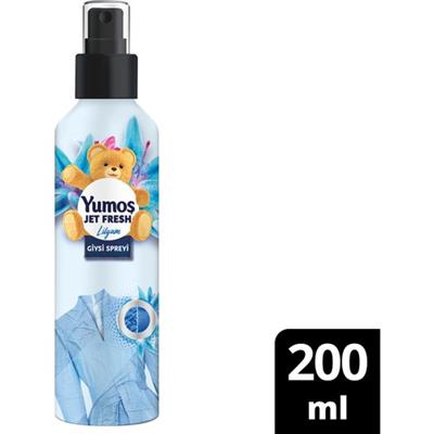 Yumoş Jet Fresh Giysi Spreyi Yıkamadan Ferah Koku ve Ütü Etkisi Lilyum 200 ml