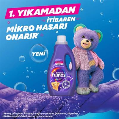 Yumoş Sıvı Bakım Deterjanı Tüm Renkler 30 Yıkama 1500 ml
