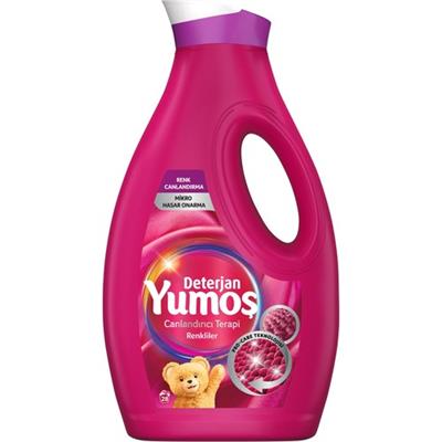 Yumoş Sıvı Çamaşır Deterjanı Canlandırıcı Terapi Siyahlar İçin 1690 ml