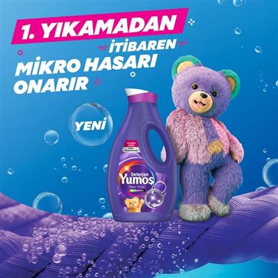 Yumoş Sıvı Deterjan Yoğun Terapi Tüm Renkliler İçin 1690 ml