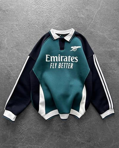 ARSNAL POLO YAKA PETROL SWEAT