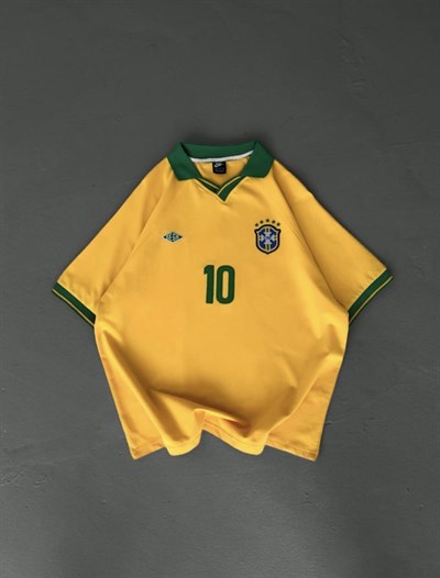 BRAZİLYA SARI OVERSİZE TSHİRT