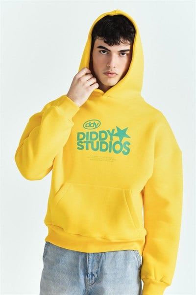 DDY STUDİOS STAR PREMIUM BASKI OVERSİZE HOODİE
