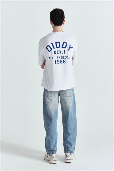 DİDDY ALL-AMERİCAN PREMİUM SIRT BASKILI OVERSİZE  TSHIRT