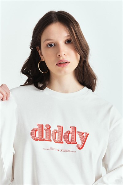 DIDDY LOVE ALWAYS  PREMİUM BASKILI OVERSİZSE LONG SLEEVE