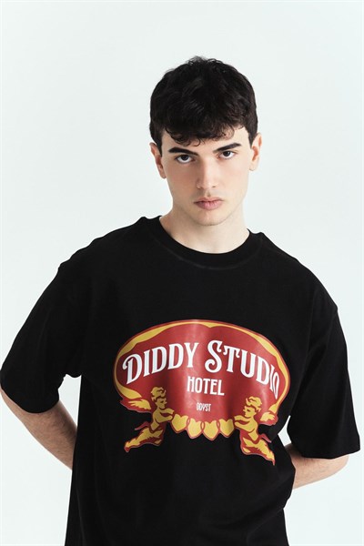 DIDDY STUDİO HOTEL PREMİUM BASKILI OVERSİZE TSHIRT