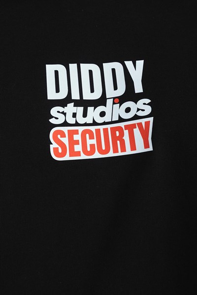 DİDDY STUDİOS SECURTY PREMİUM BASKILI OVERSİZE TSHIRT
