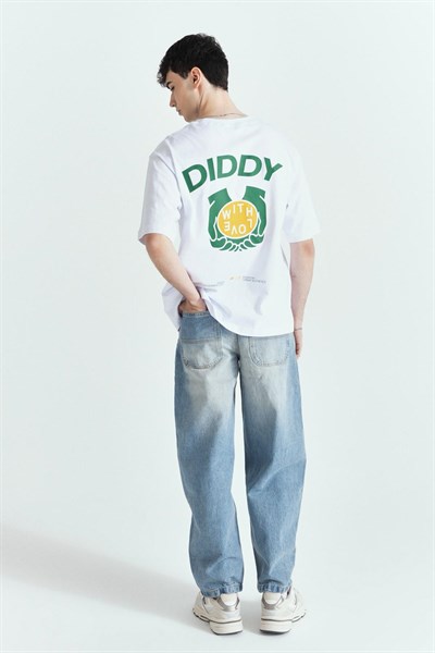 DİDDY WİTH LOVE PREMİUM BASKILI OVERSİZE TSHIRT