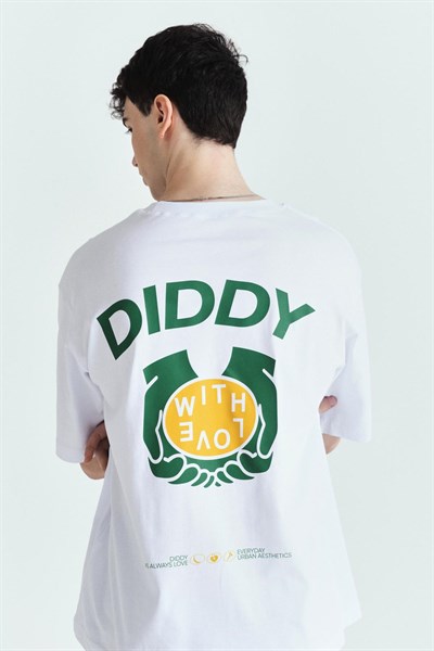 DİDDY WİTH LOVE PREMİUM BASKILI OVERSİZE TSHIRT