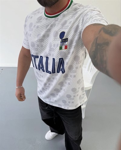 ITALIA DİJİTAL BASKI OVERSİZE TSHİRT