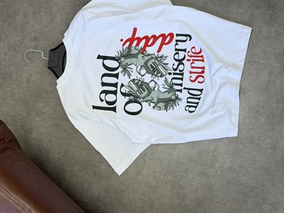 LAND OF DDY  BASKI OVERSİZE TSHIRT