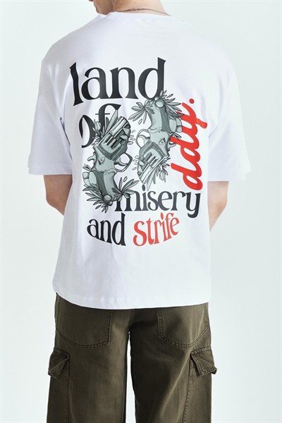 LAND OF DDY PREMİUM BASKILI OVERSİZE TSHIRT
