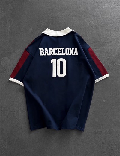NAKIŞLI BARCELONA 10 OVERSİZE TSHİRT