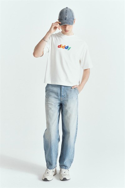 RENKLİ LOGO BASİC BASKILI PREMİUM TSHIRT