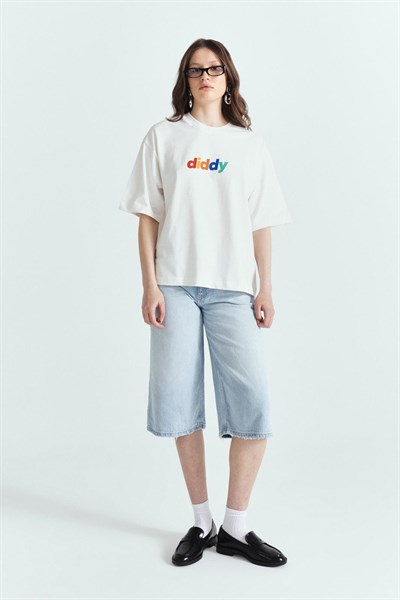 RENKLİ LOGO BASİC BASKILI PREMİUM TSHIRT