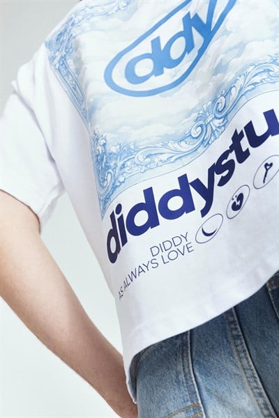 ViNTAGE BLUE MOOD PREMİUM BASKI OVERSİZE TSHIRT