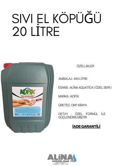 20 LT SIVI EL KÖPÜĞÜ SENSITIVE ALN319 ( 4 x 5 LT )
