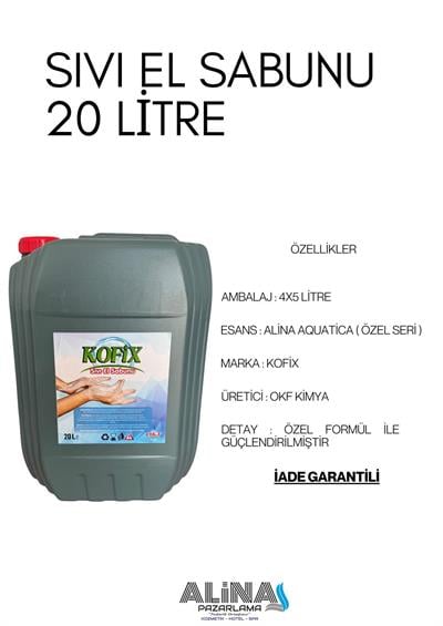 20 LT SIVI EL SABUNU SENSITIVE ALN317 ( 4 x 5 LT )