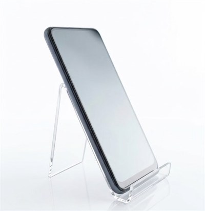 Şeffaf Akrilik Telefon ve Tablet Tutucu Stand - Masaüstü Organizer